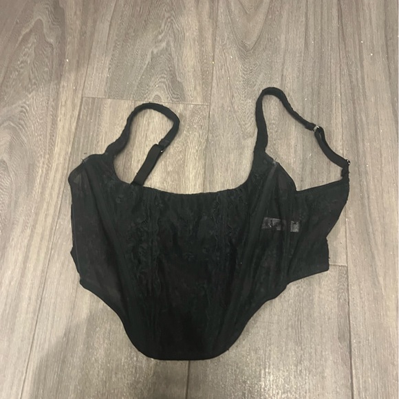 Urban Outfitters Black Lace Corset - Picture 1 of 4